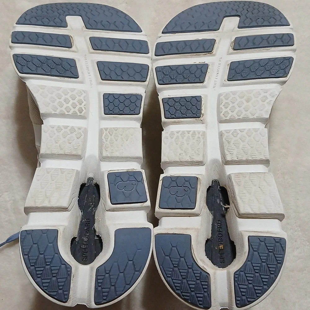 On Cloudrunner Undyed White/Flame Running Training Shoes Size 8.5 Womans - Picture 6 of 9